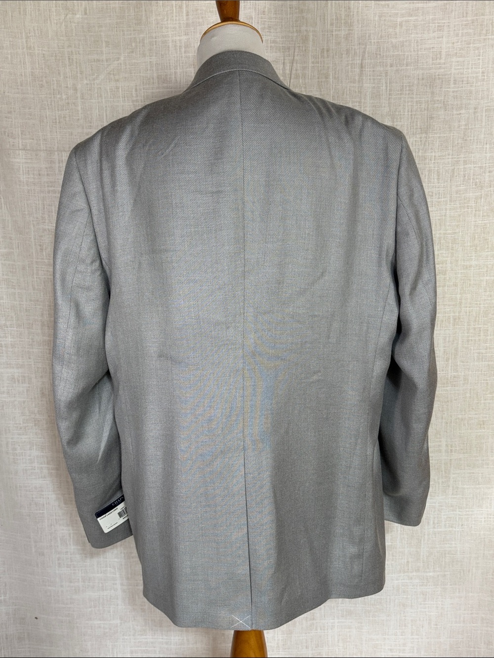 Chaps Men's Gray Two-Button Sport Coat Blazer - Picture 4 of 9